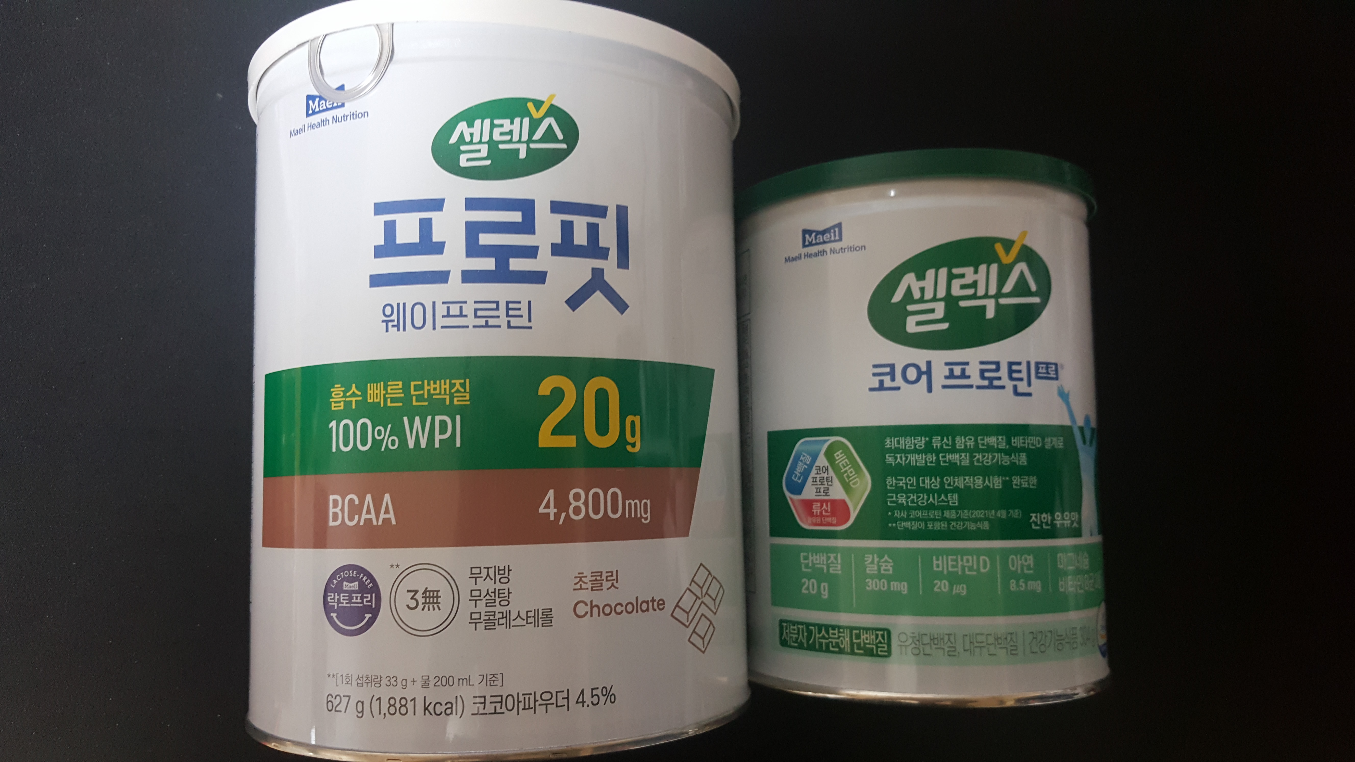  내가 먹어 본 프로틴 파우더 1 -셀렉스 코어 프로 진한 우유맛 304g, 셀렉스 프로핏 웨이프로틴 코코아파우더 내돈내산 리뷰