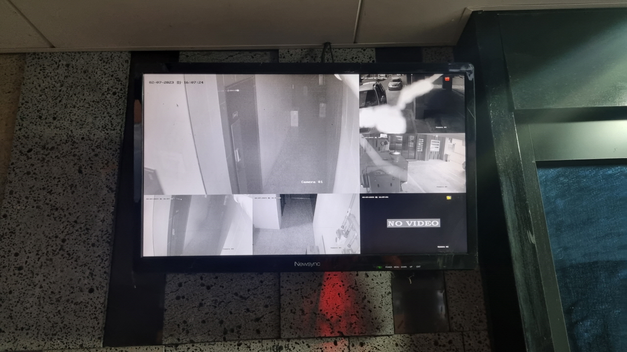  CCTV 모니터 안나올때 아답터 바까보세요 12V 5A 전주원룸 CCTV 매립 수리