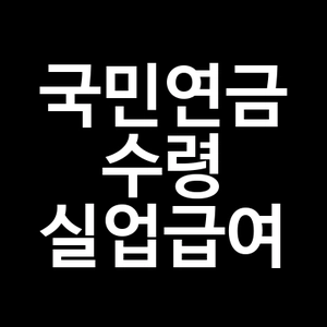 국민연금 수령 실업급여