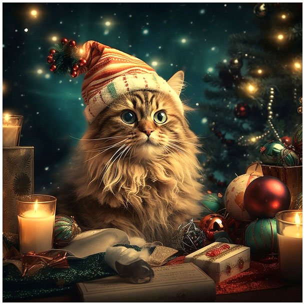 고양이-크리스마스-AI-이미지-10
