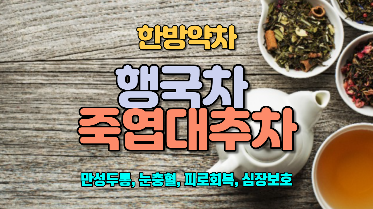  행국차 / 죽엽대추차
