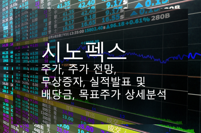 시노펙스 주가, 주가 전망, 무상증자, 실적발표 및 배당금, 목표주가 상세분석