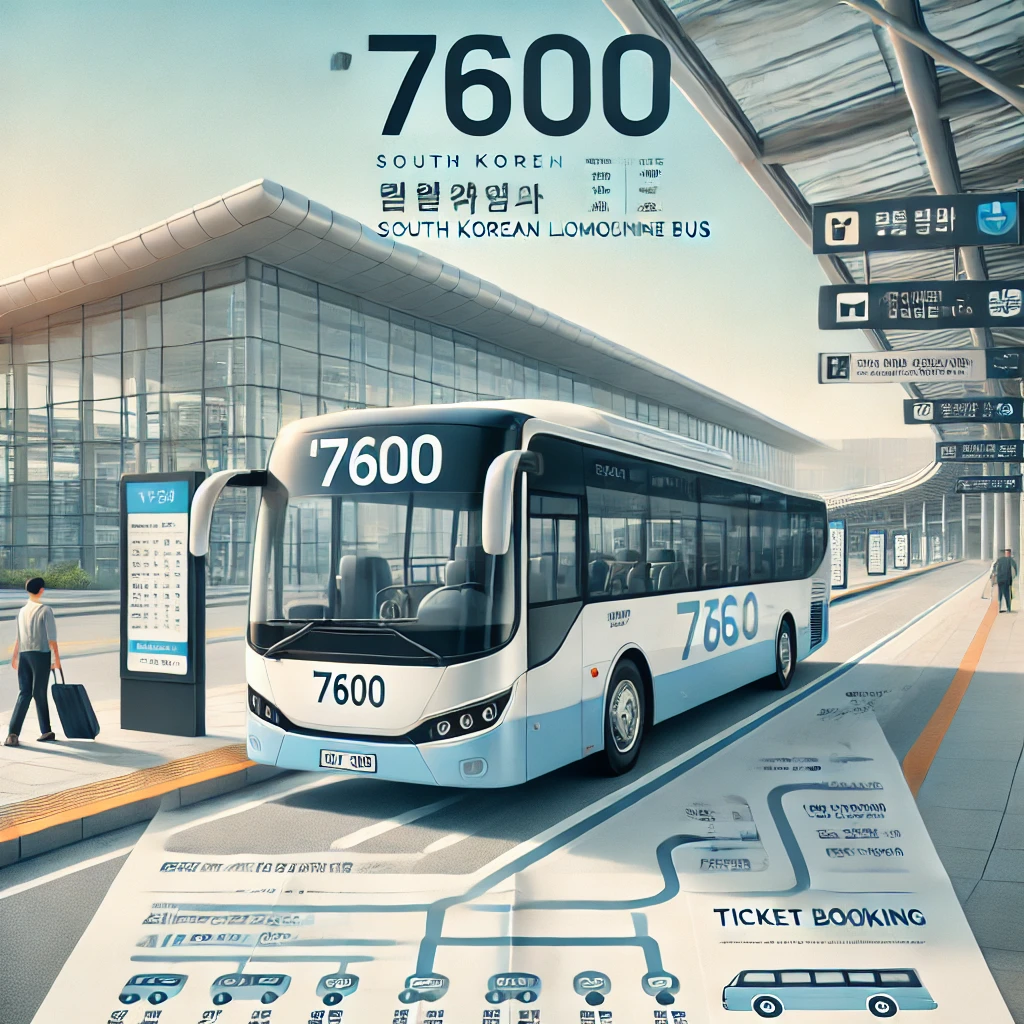 7600번 공항버스 시간표, 공항버스 7600 예매 1