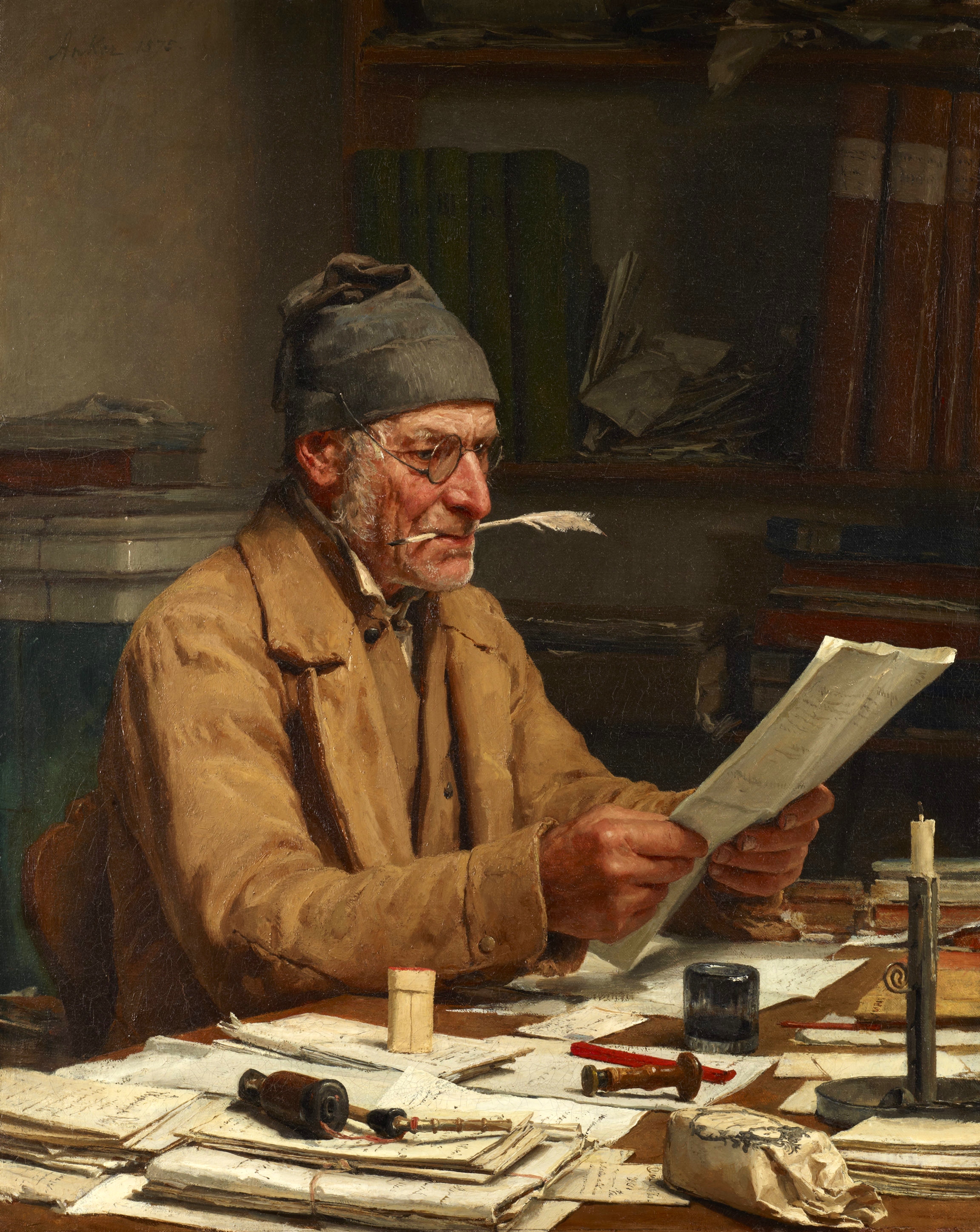 알베르트 앵커(Albrecht Anker), 스위스, 화가, 1831-1910