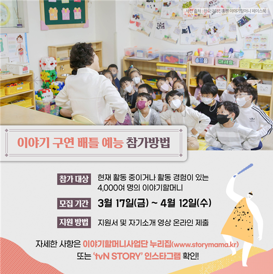 이야기 구연 배틀 예능의 참가방법