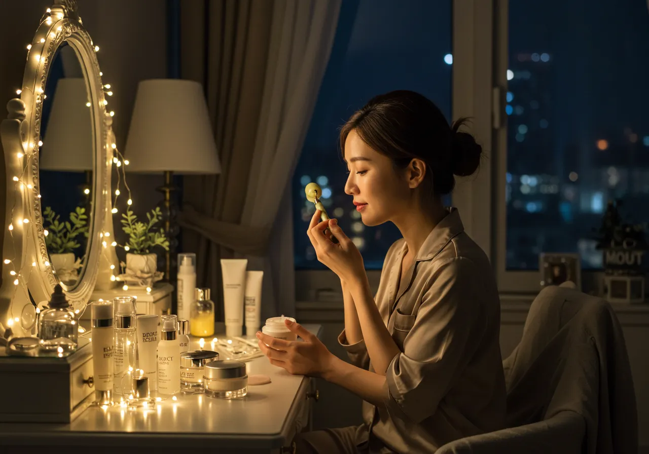 재생 촉진 앰플과 크림 조합