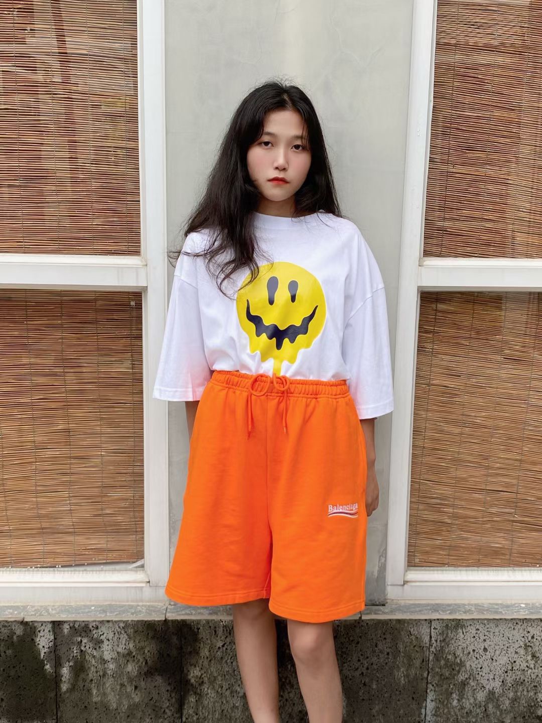 [BALENCIAGA] 발렌시아가 웨이브로고 반바지 641608 KTV19 7702