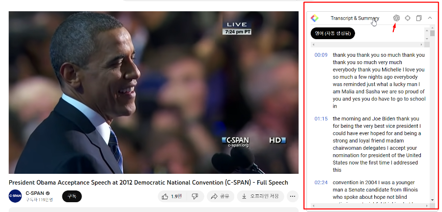 Youtube Summary with ChatGPT 사용 방법