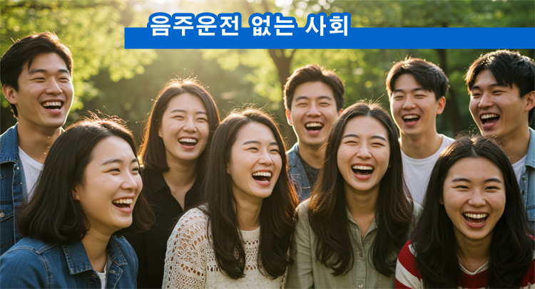 음주운전-없는-사회-밝게-웃는-사람들
