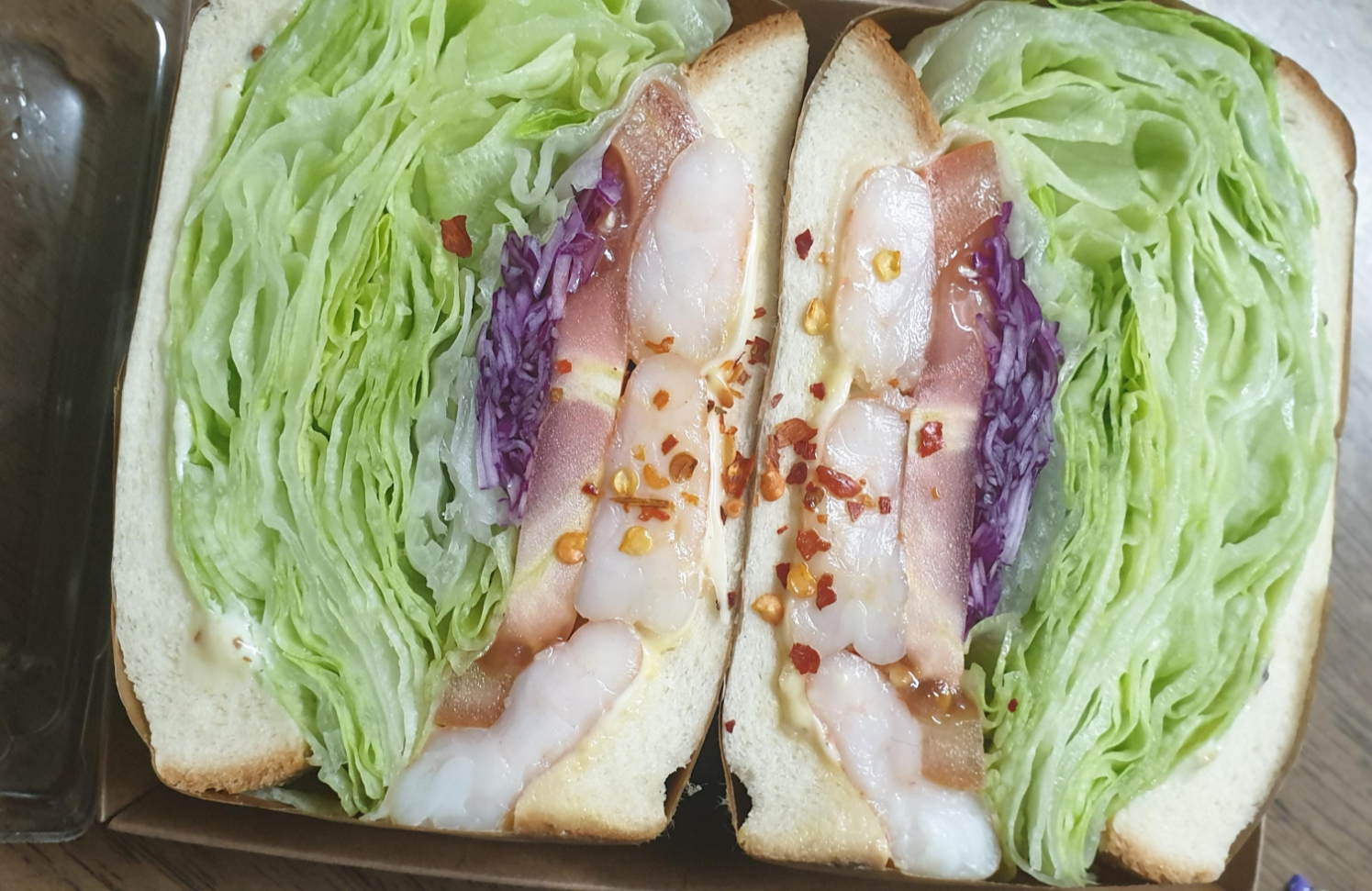  [문정] 손수(Sonsoo) - 버터갈릭통새우샌드위치, 바질아보카도베이컨샌드위치, 와사비크랩샌드위치