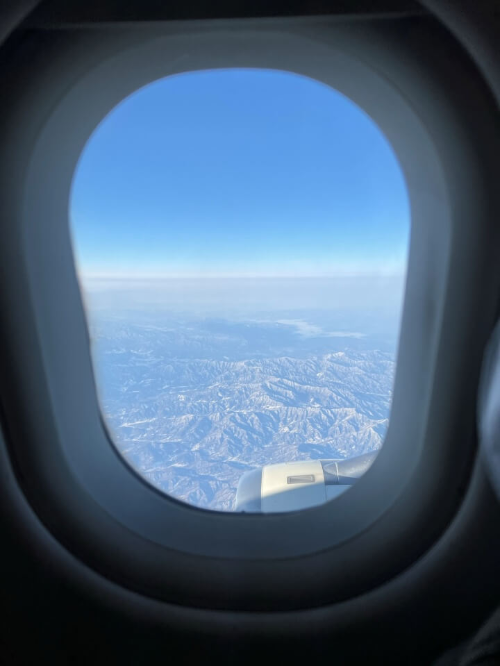 비행기-바깥풍경