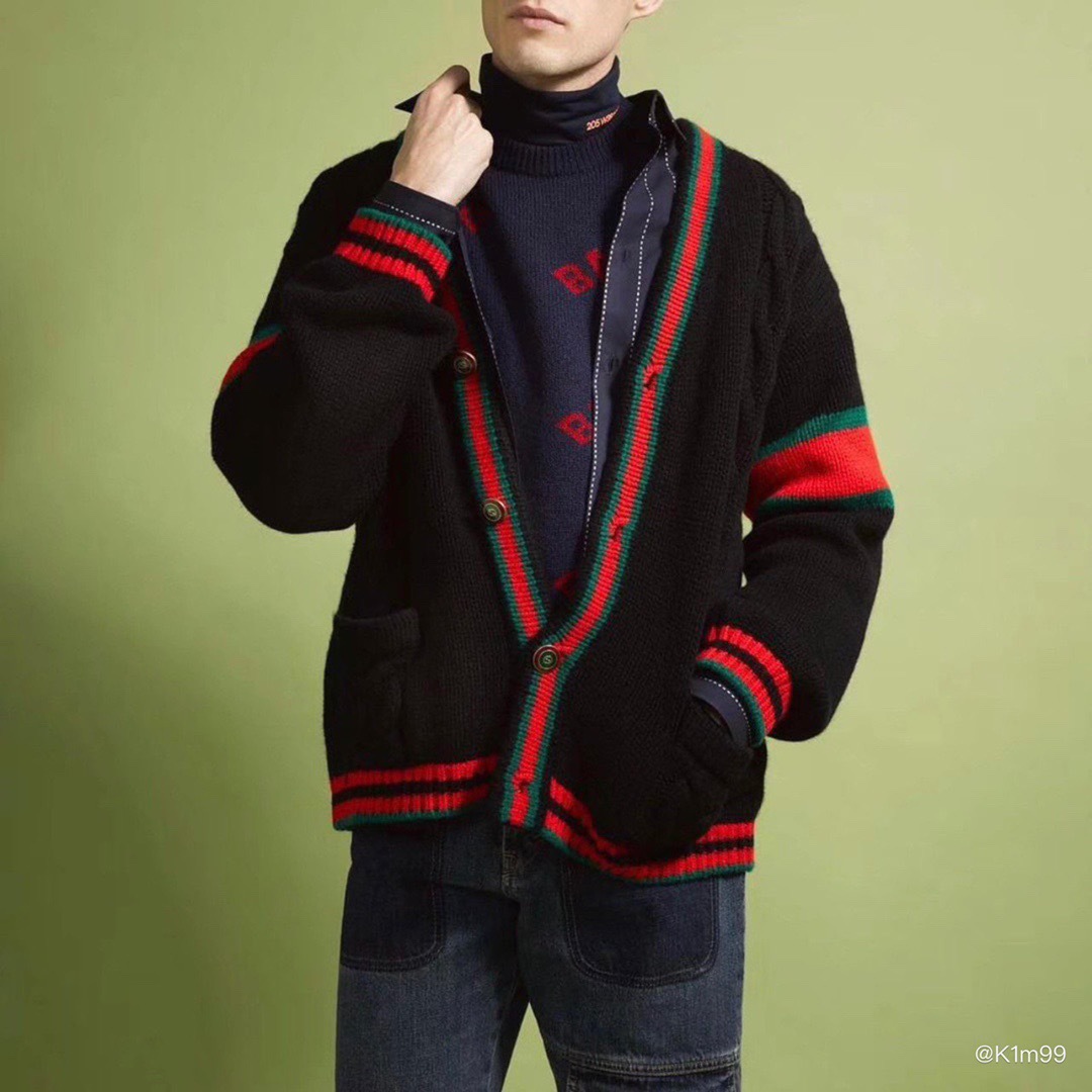  [GUCCI] 구찌 웹 가디건 497037 X1561 1082