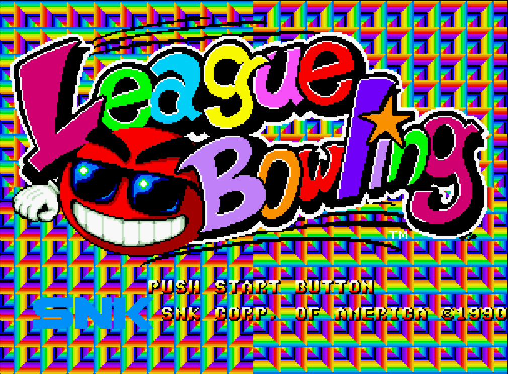  SNK - 리그 볼링 세계판 League Bowling World (네오지오 CD - NG-CD - iso 다운로드)
