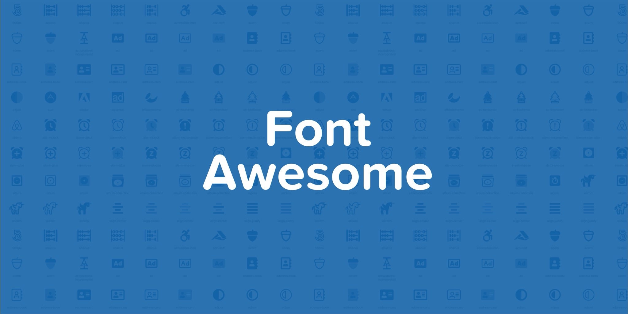 Font Awesome Icons 플러그인의 대표 이미지