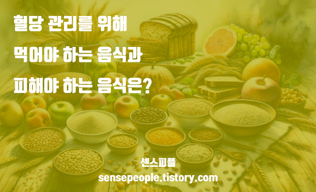  혈당 관리를 위해 먹어야 하는 음식과 피해야 하는 음식은?