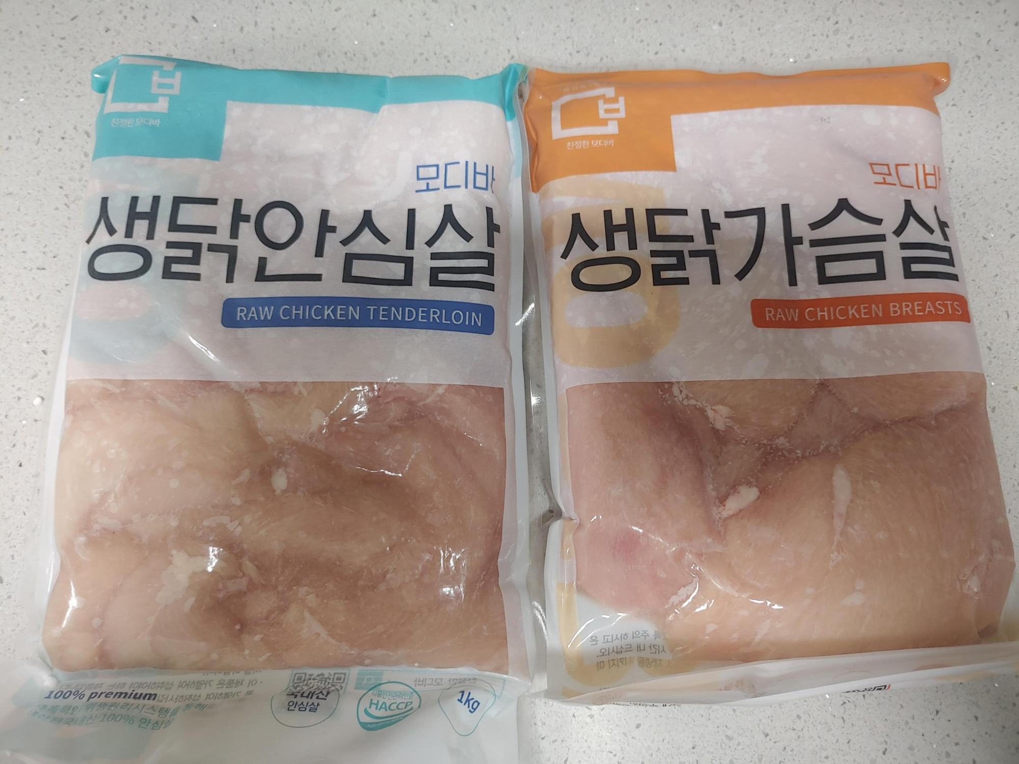  국내산 냉동 모디바 생 닭가슴살 닭안심살 내돈내산 리뷰