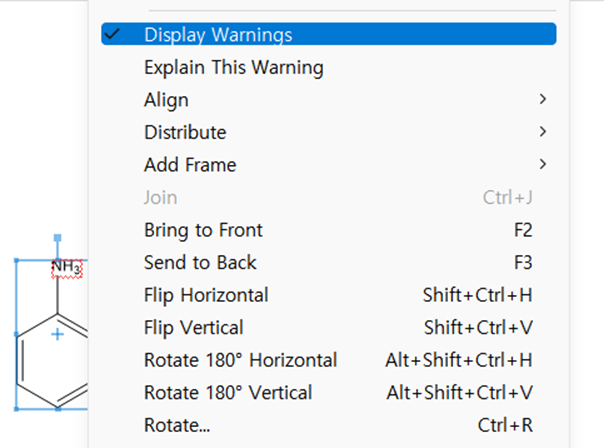 chemical warnings 없애기