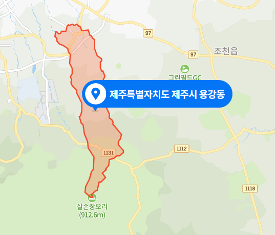  2021년 4월 - 제주시 용강동 야초지 투싼 차량 화재사고