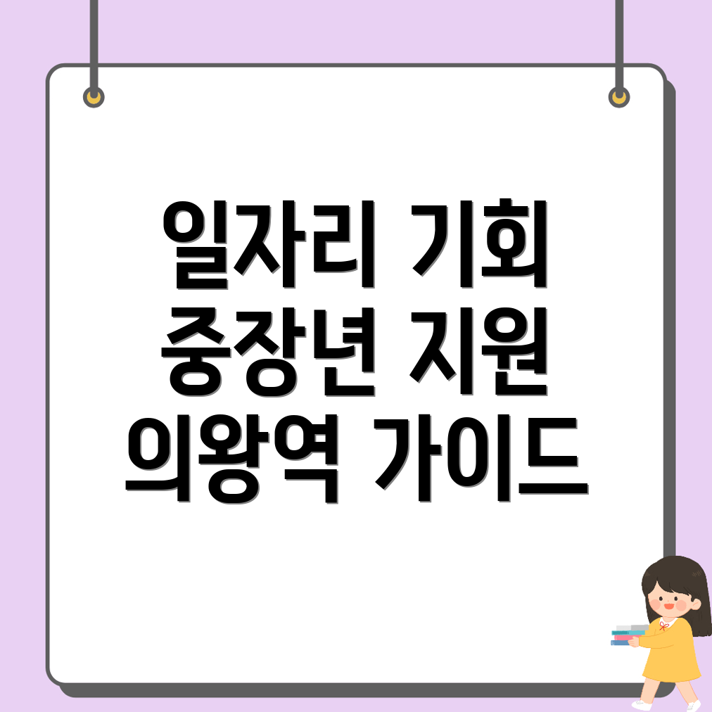 의왕역 노인 중장년 일자리