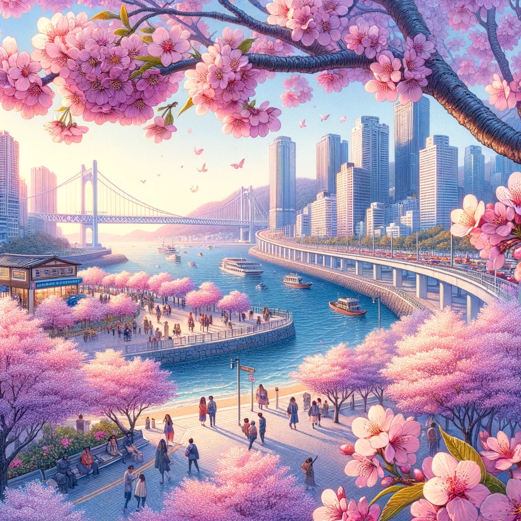 2024년 벚꽃 부산