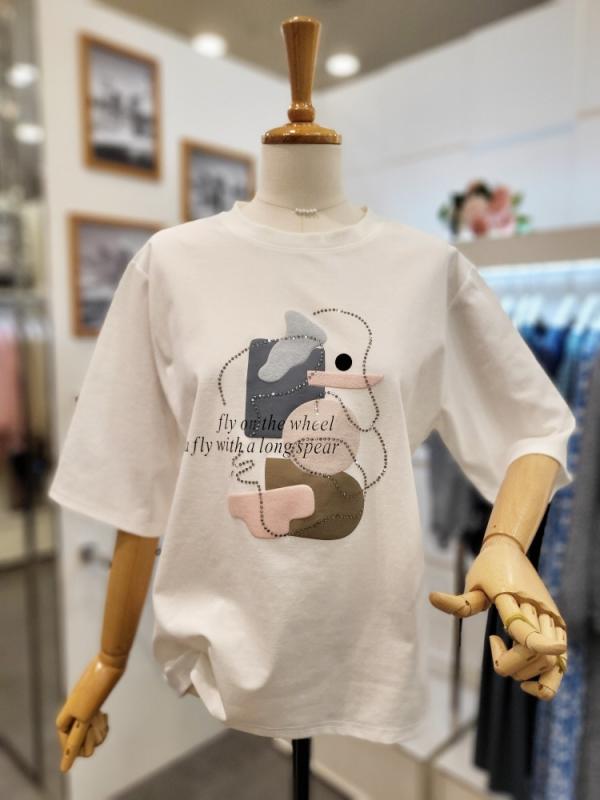 데스틸 구름 티셔츠 D2323TS38