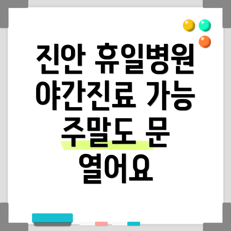 진안군 휴일 병원