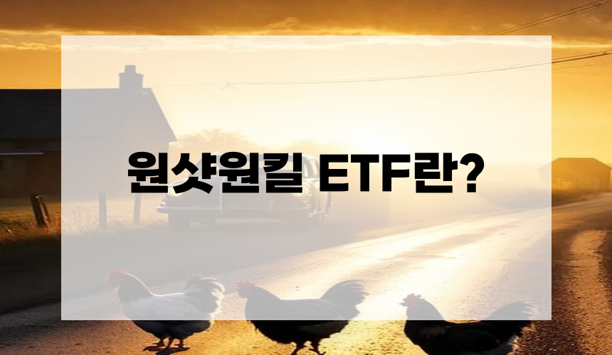 원샷원킬 ETF란?