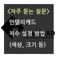 CMS 인텔리캐드 치수 스타일 관리자 설정 방법 포스팅