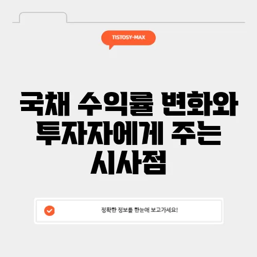 국채 수익률 변화와 투자자에게 주는 시사점