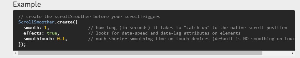 ScrollSmoother 스크립트