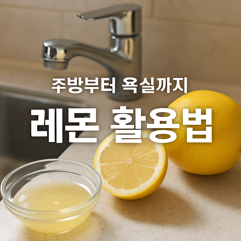 레몬 하나로 해결하는 만능 생활 활용법