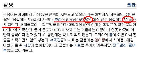  금붕어 종류