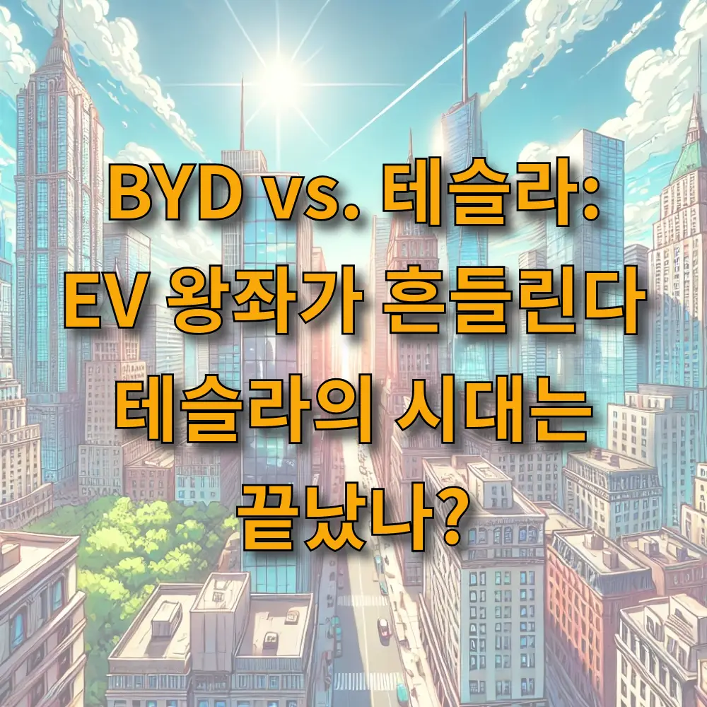 BYD vs. 테슬라: EV 왕좌가 흔들린다—테슬라의 시대는 끝났나?