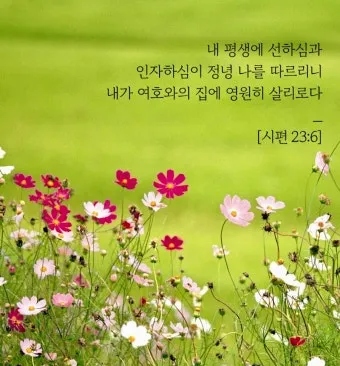 시편 23편 다윗의 시 묵상_21