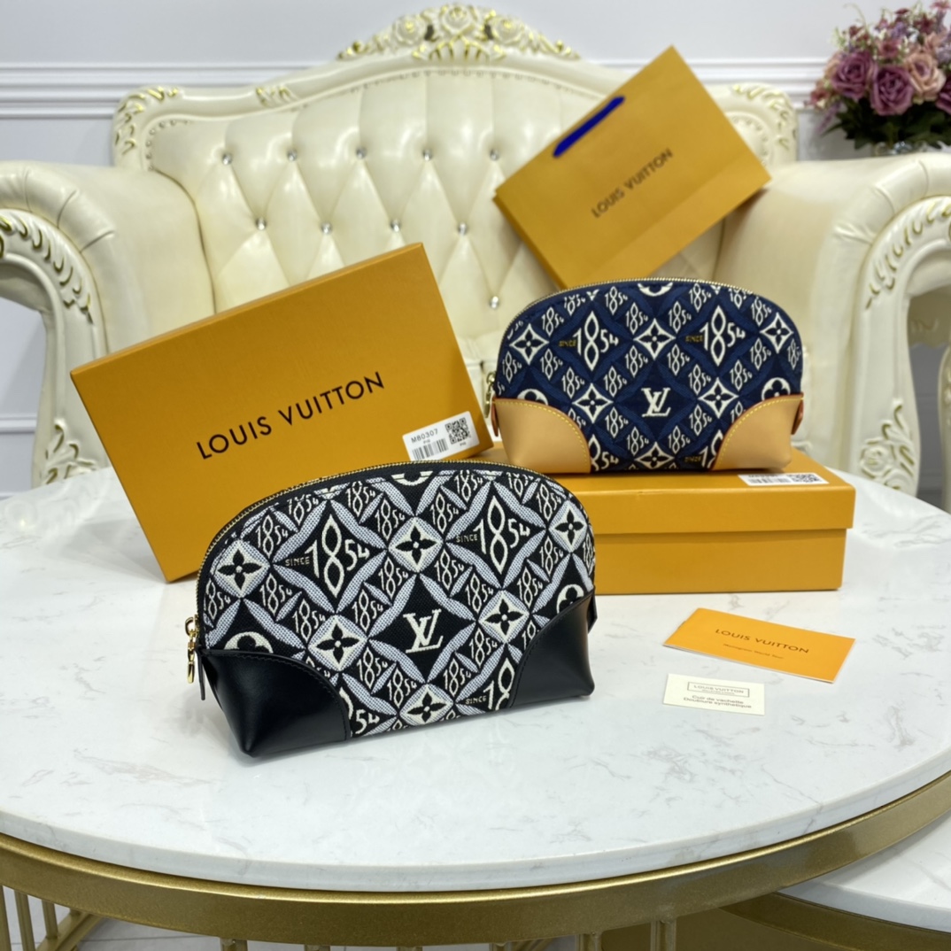  [LOUIS VUITTON] 루이비통 SINCE 1854 포쉐트 코스메티크 M80076 (2 COLOR)
