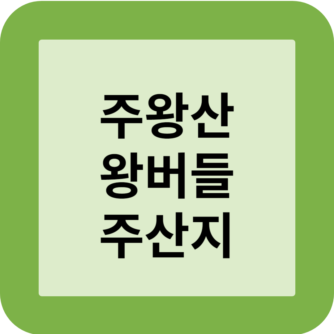 주왕산 왕버들 주산지