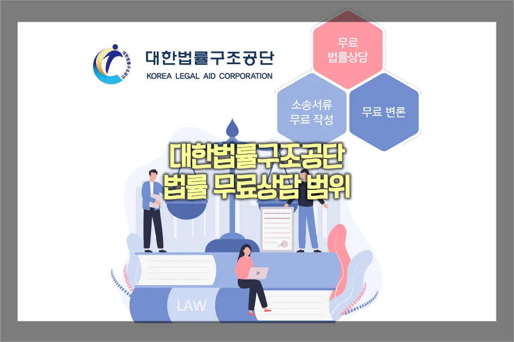 대한법률구조공단 법률 무료상담 범위