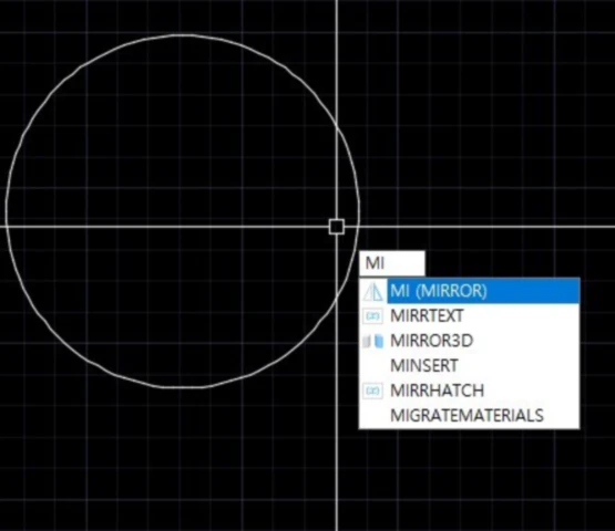 대칭복사하기 단축기 MI(MIRROR)