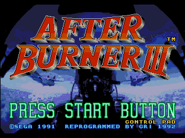  After Burner III (메가 CD / MD-CD) 게임 ISO 다운로드
