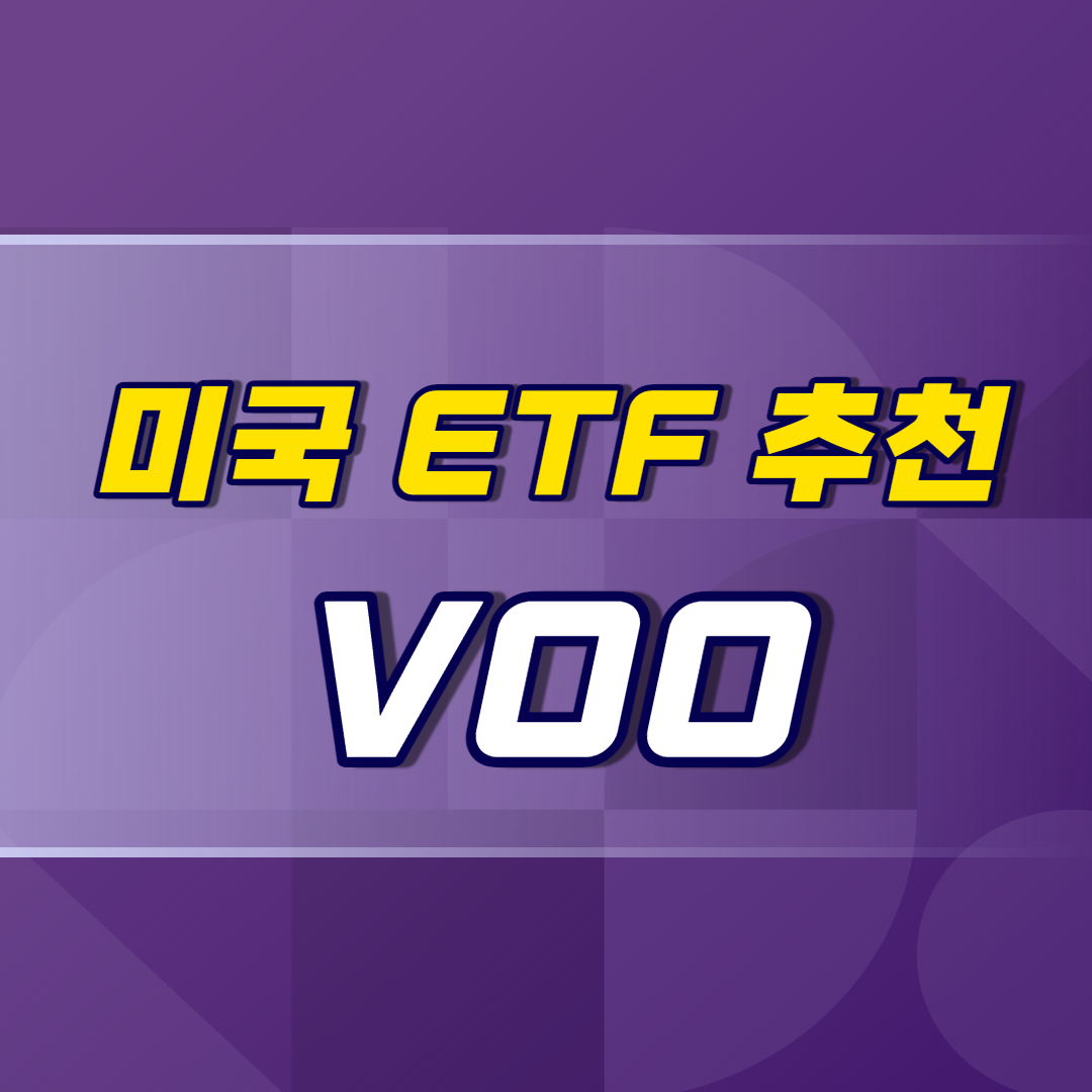  미국 ETF 포트폴리오 / S&P500 지수 추종 VOO