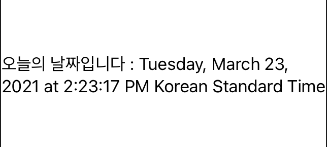 SwiftUI : Text - Text - 날짜 형식을 지정 SwiftUI : Text - Text - 날짜 형식을 지정