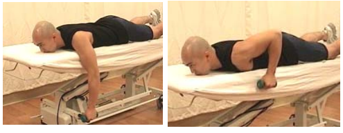 Prone row