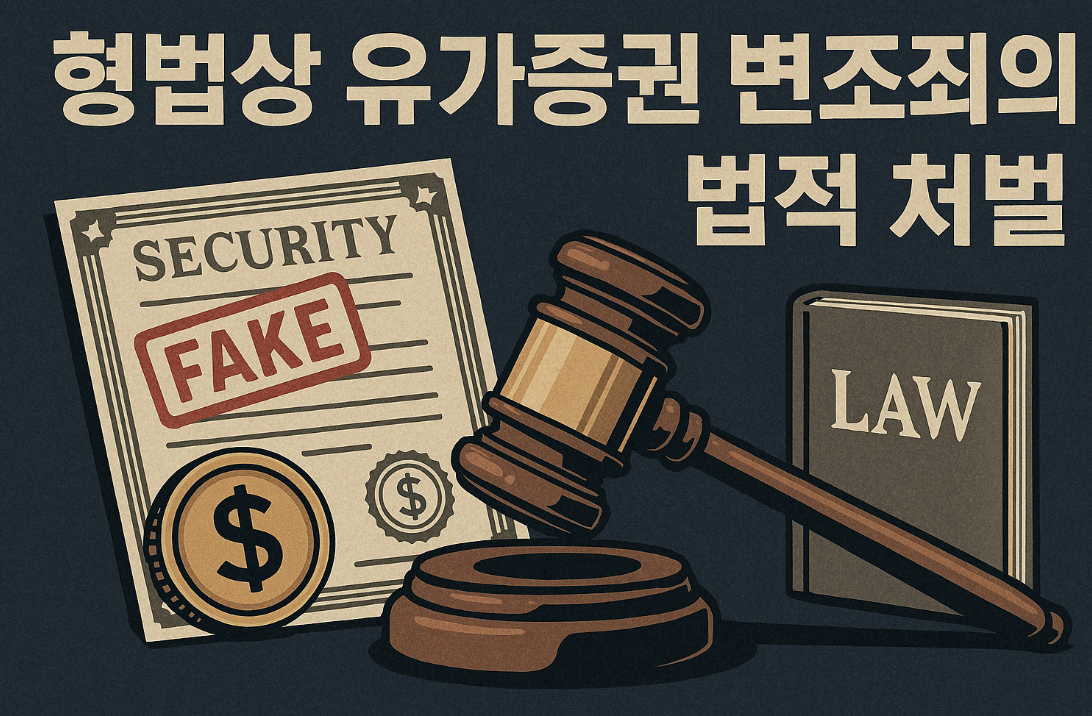 유가증권 변조죄의 개념, 성립 요건, 관련 판례