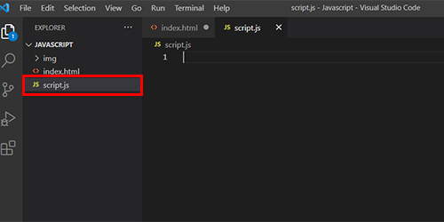 script 파일 생성