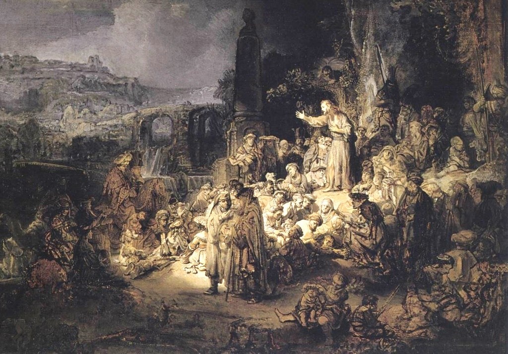  [갤러리] 세례자 요한의 설교 (The Preaching of St. John the Baptist): 렘브란트