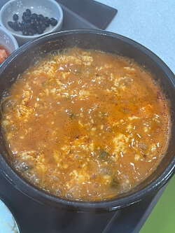 미륵산 순두부 찌개