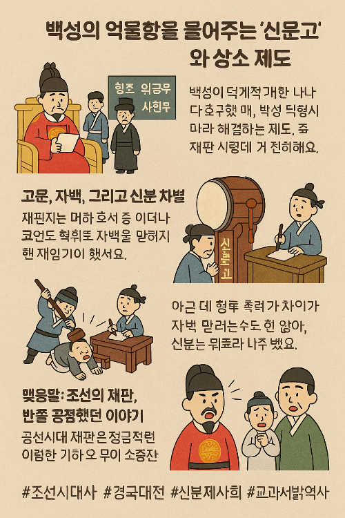 조선시대 재판 신문고에 대한