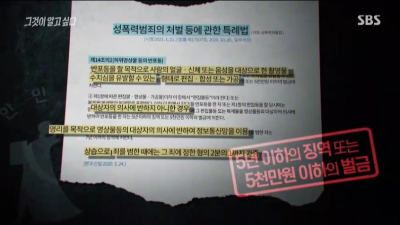 쇼킹하고 무섭다 그것이 알고 싶다 딥페이크 7