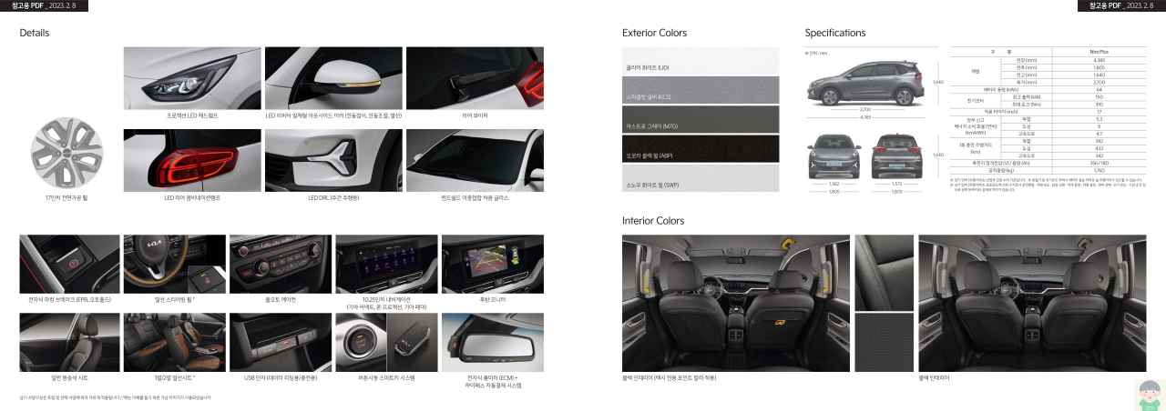 2024 니로 플러스 Niro Plus 카탈로그와 가격정보