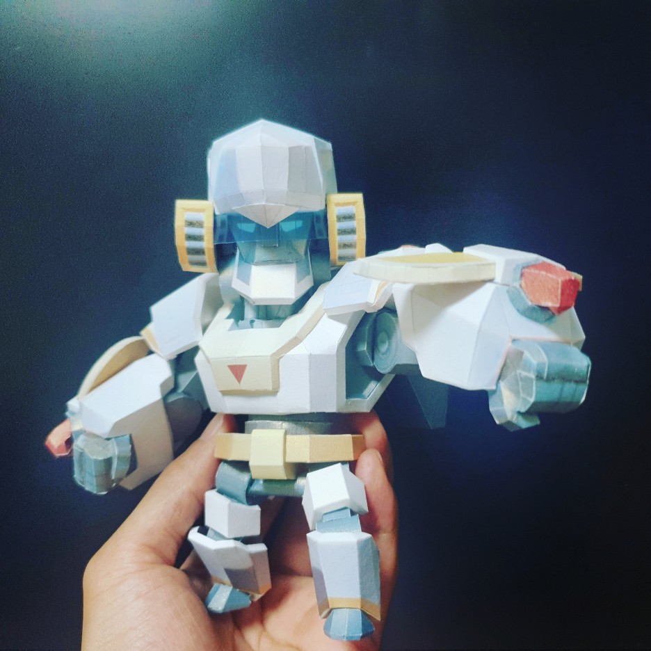  브롤스타즈 라이트 메카 보(Light Mecha BO) 종이모형  도면